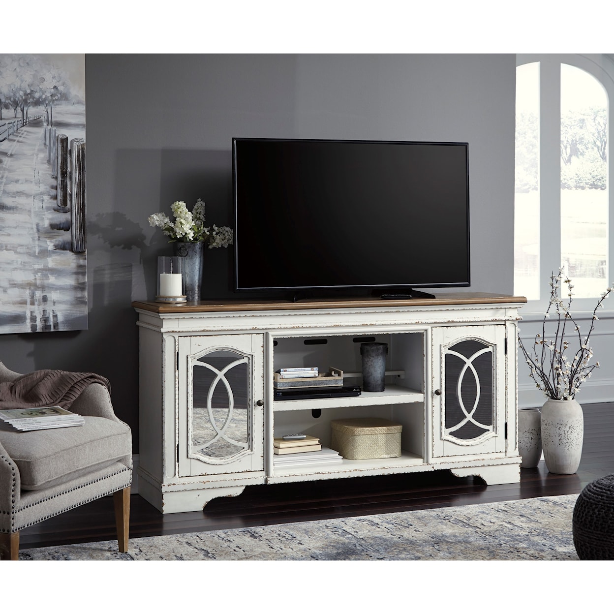 Ashley Furniture Signature Design Realyn TV Stand
