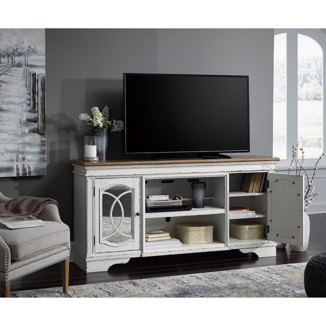 Signature Design by Ashley Realyn TV Stand
