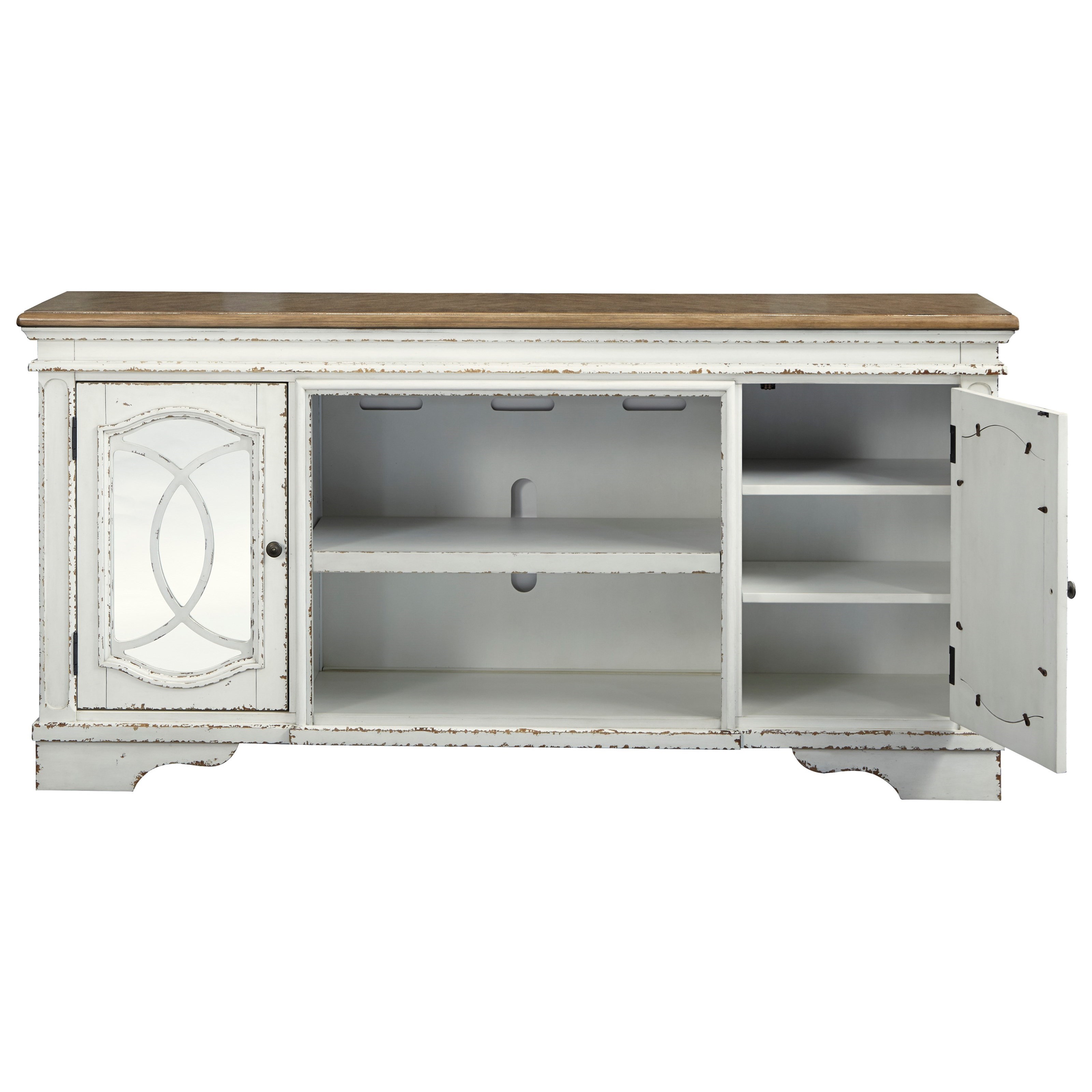 Realyn 74 tv stand discount