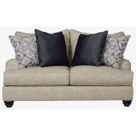 Loveseat with English Arms