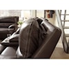 Ashley Signature Design Ricmen Power Reclining Loveseat w/ Adj. Headrests