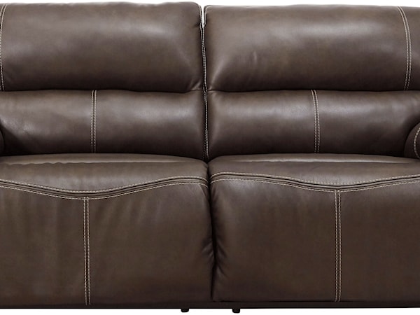 2-Seat Power Reclining Sofa w/ Adj Headrests