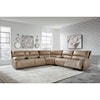 Signature Design by Ashley Ricmen 3-Piece Power Reclining Sectional