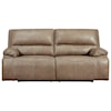 Signature Design by Ashley Ricmen 2-Seat Power Reclining Sofa w/ Adj Headrests