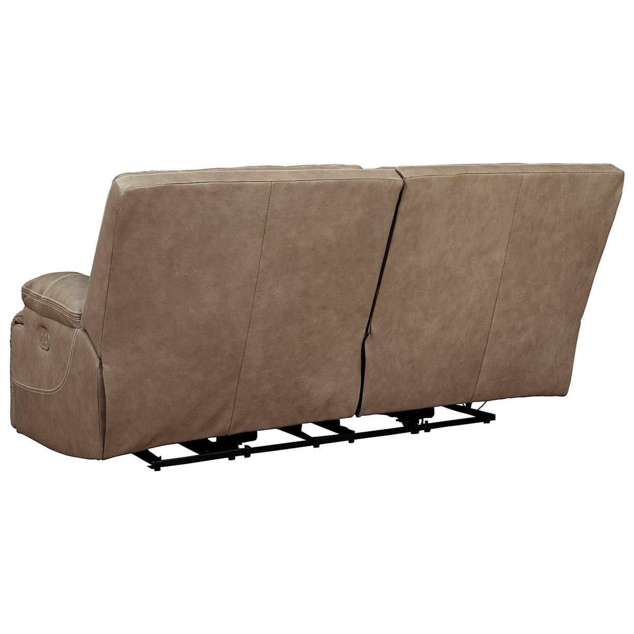 Signature Design by Ashley Furniture Ricmen 2-Seat Power Reclining Sofa w/ Adj Headrests