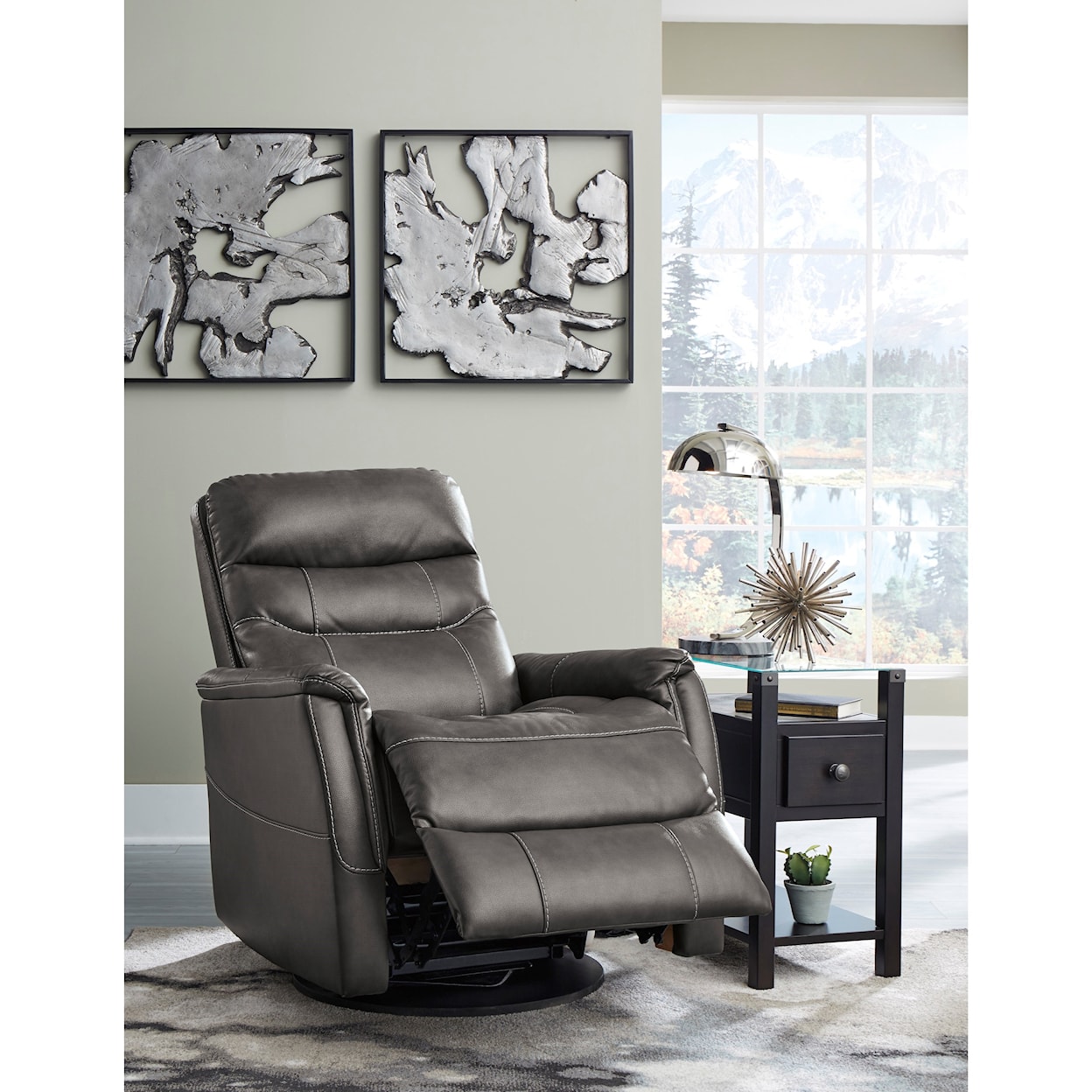 Ashley Signature Design Riptyme Swivel Glider Recliner