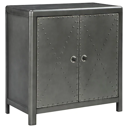 Industrial 2-Door Accent Cabinet