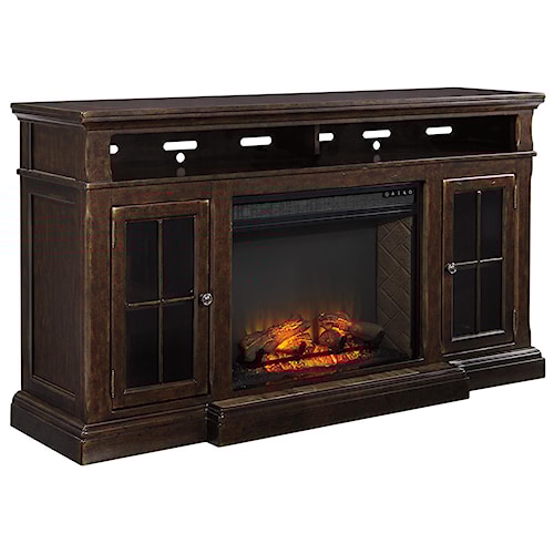 Signature Design by Ashley Roddinton Extra TV Stand