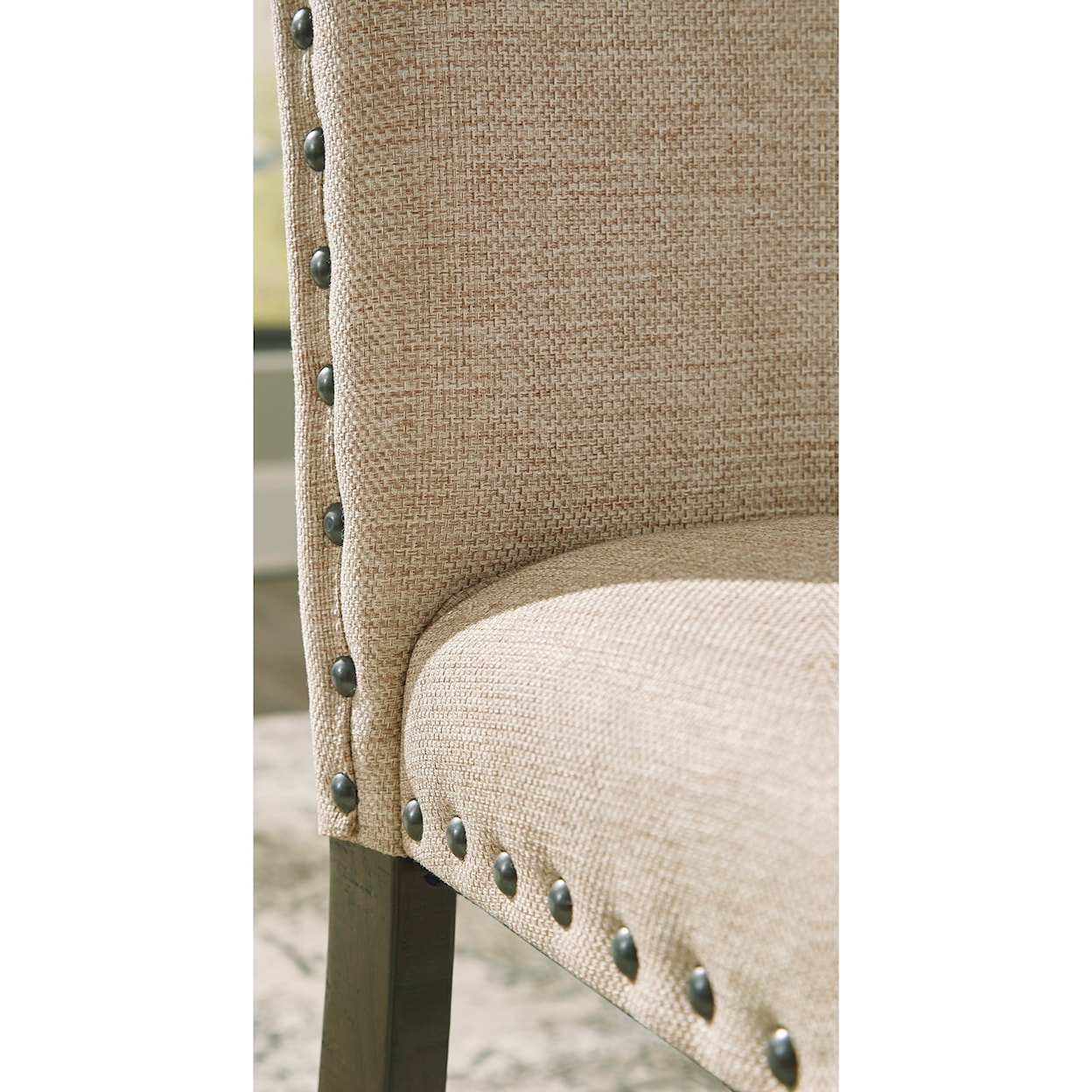 Ashley Furniture Signature Design Rokane Upholstered Dining Side Chairs