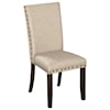 Ashley Furniture Signature Design Rokane Upholstered Dining Side Chairs