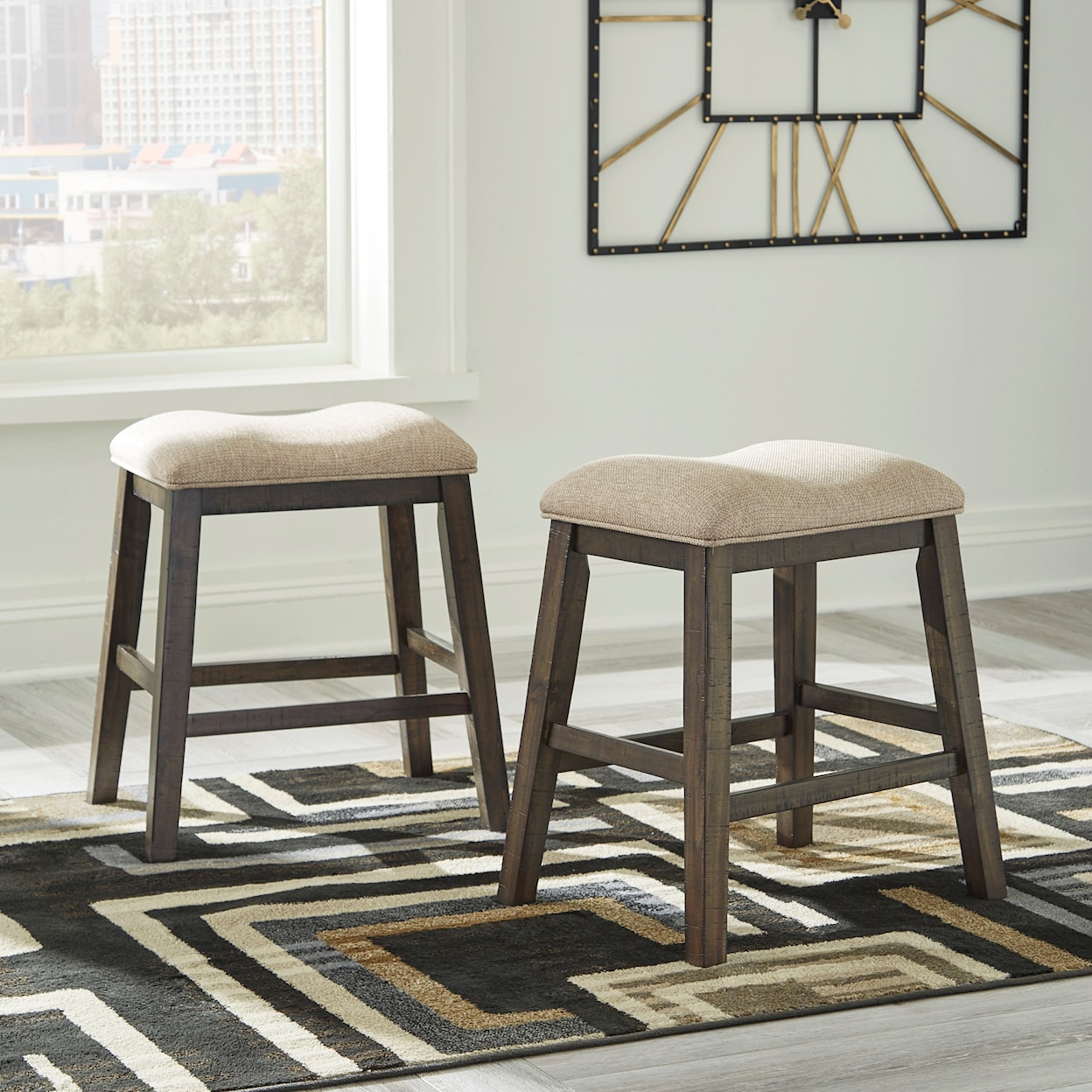 Signature Design by Ashley Furniture Rokane Upholstered Stool