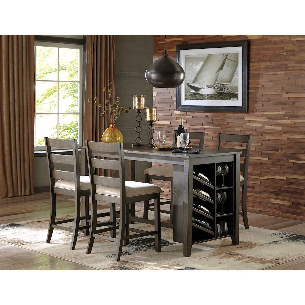 Signature Design by Ashley Rokane 5-Piece Dining Set