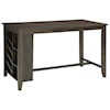 Signature Design by Ashley Furniture Rokane Rectangular Counter Table w/ Storage