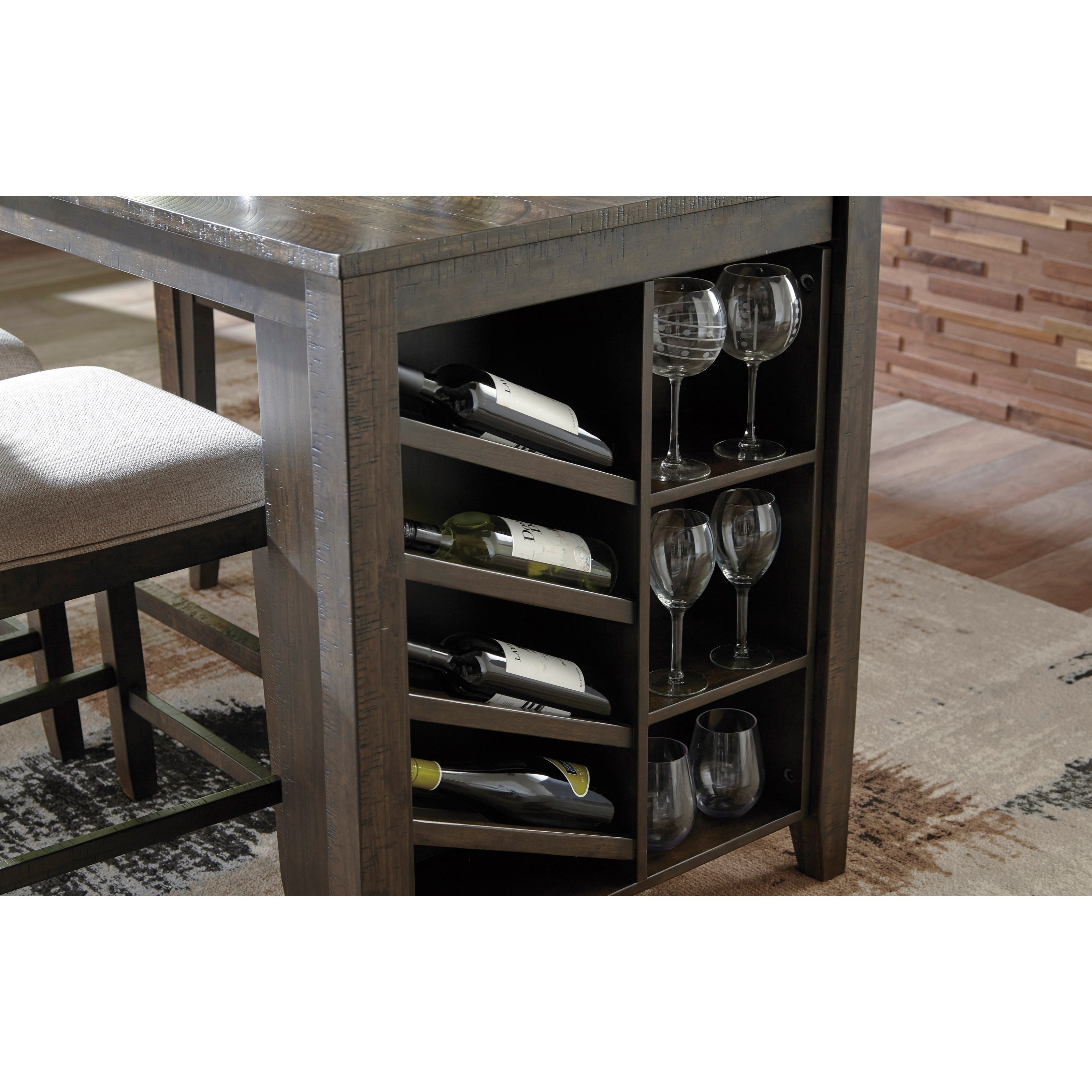 Ashley Signature Design Rokane Rectangular Counter Table w