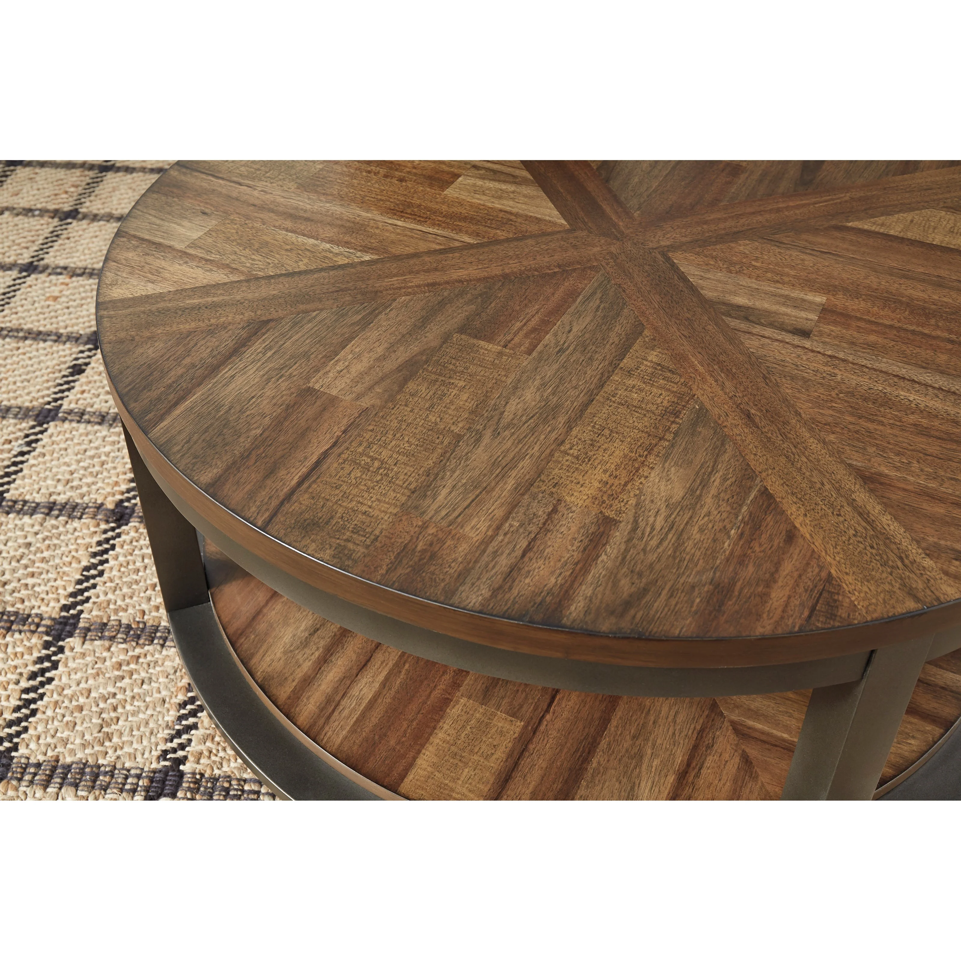 Ashley (Signature Design) Roybeck T411-13 Rustic Occasional Table Set | Johnny Janosik | Occ - Group