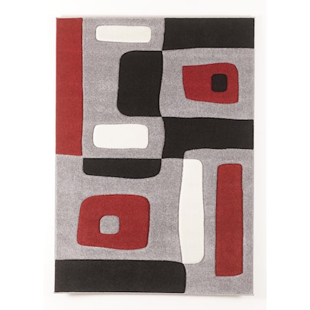 Geo - Red Medium Rug