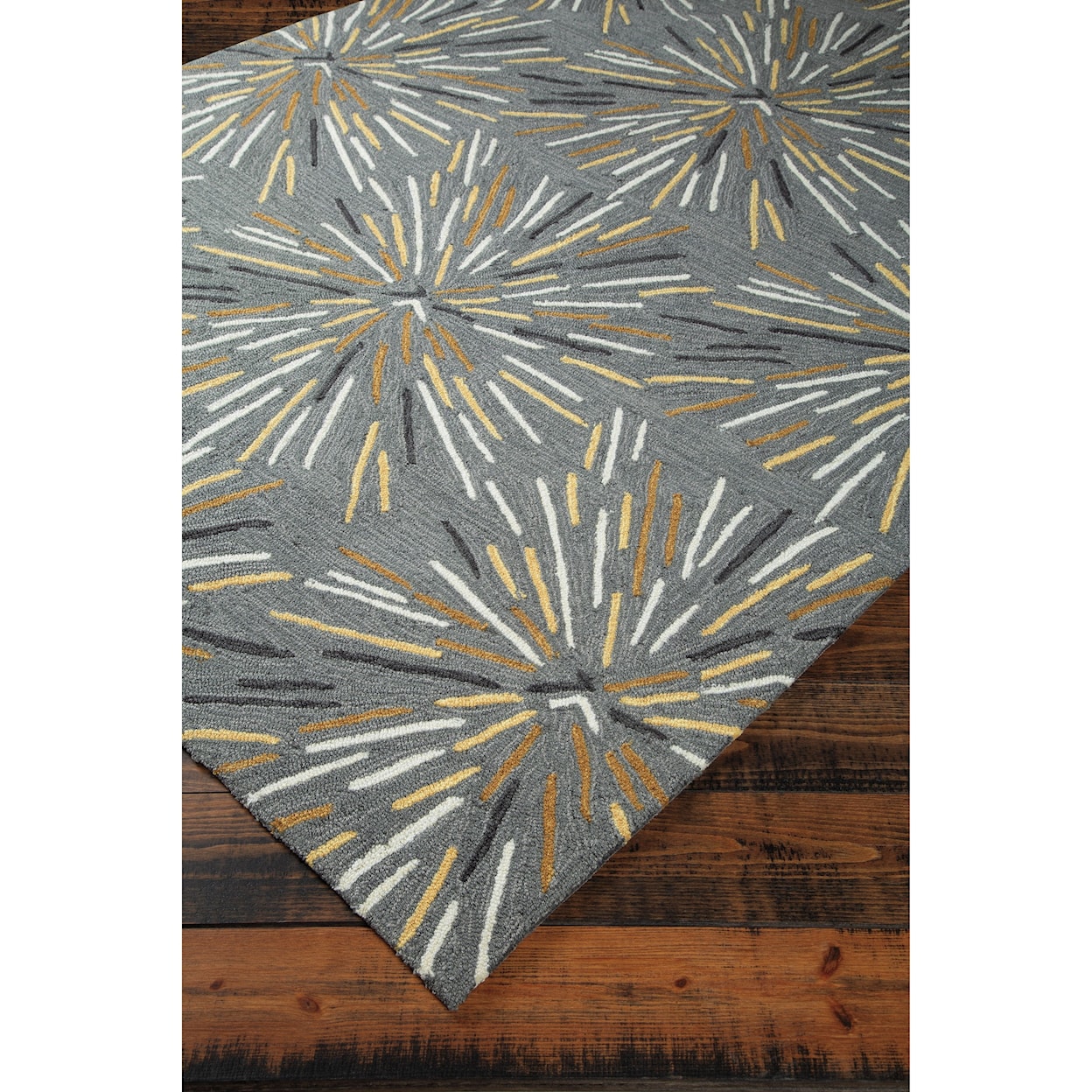 Signature Design by Ashley Contemporary Area Rugs Calendre Gray Medium Rug