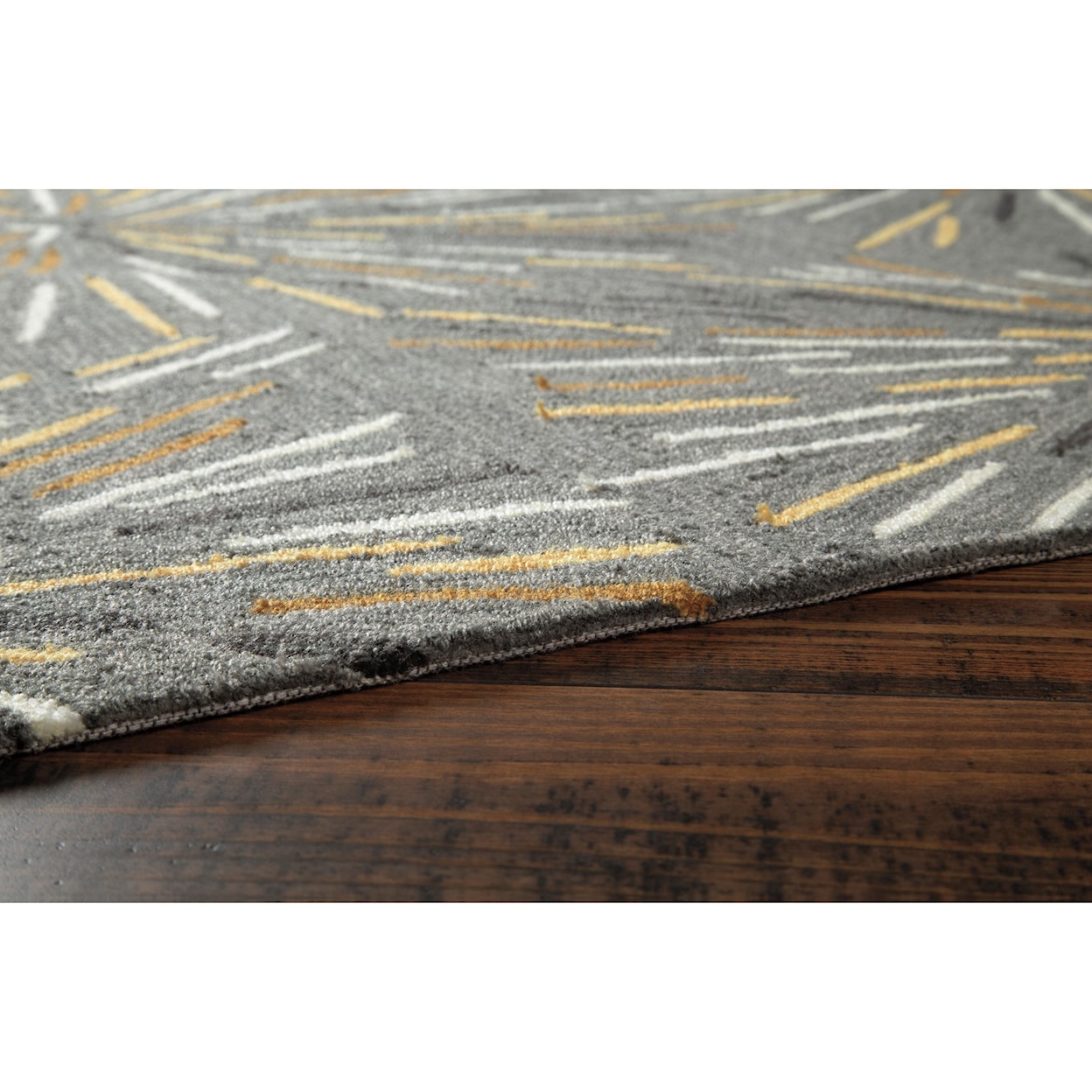 Signature Design by Ashley Contemporary Area Rugs Calendre Gray Medium Rug