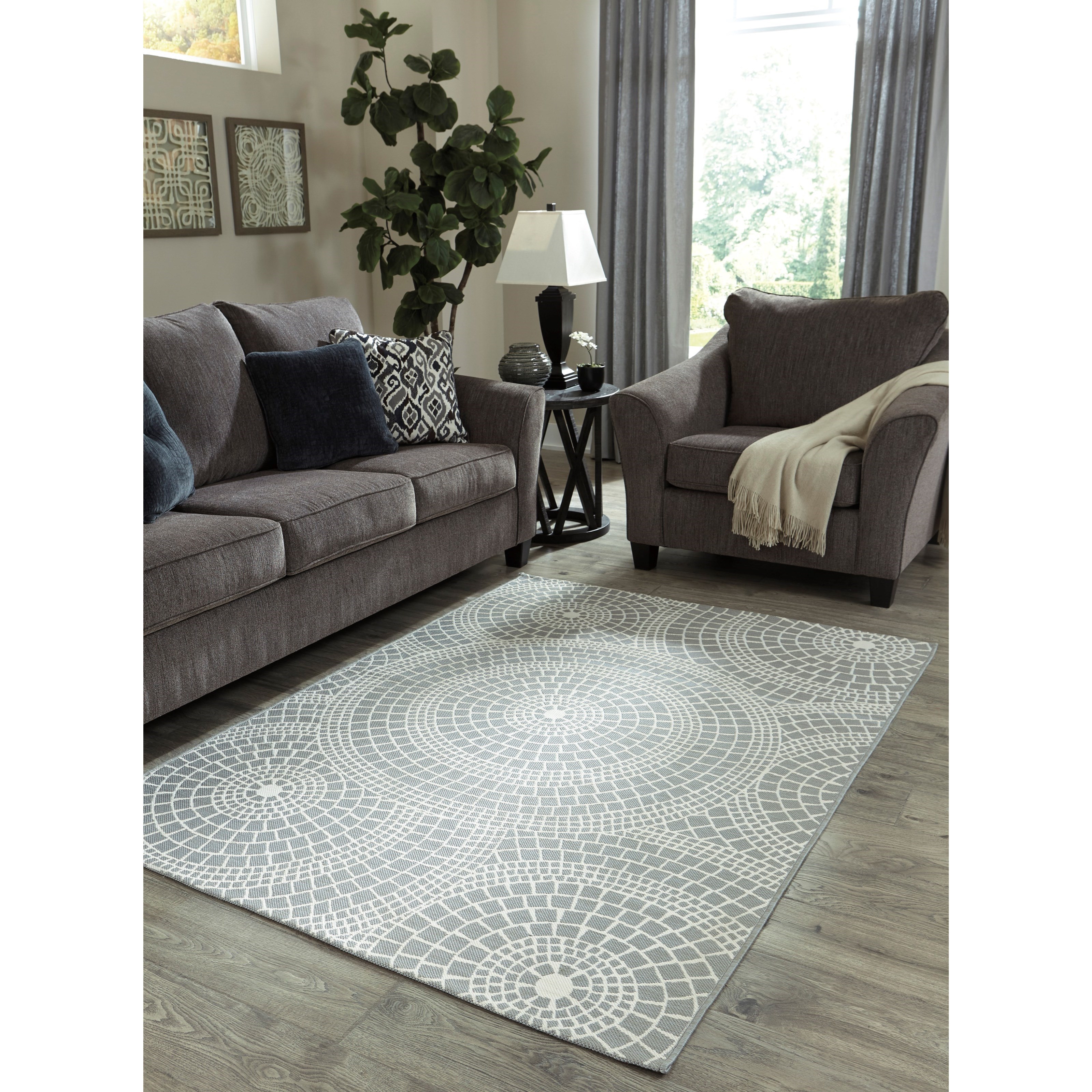 Jesimae Gray Medium Rug