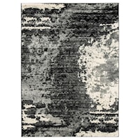 Roskos Black/Gray Large Rug