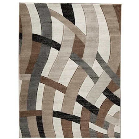 Jacinth Brown Large Rug