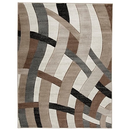 Jacinth Brown Large Rug