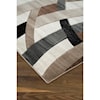 Ashley Signature Design Contemporary Area Rugs Jacinth Brown Large Rug