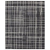 Jai Black/White Large Rug