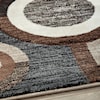 Benchcraft Contemporary Area Rugs Guintte Black/Brown/Cream Large Rug