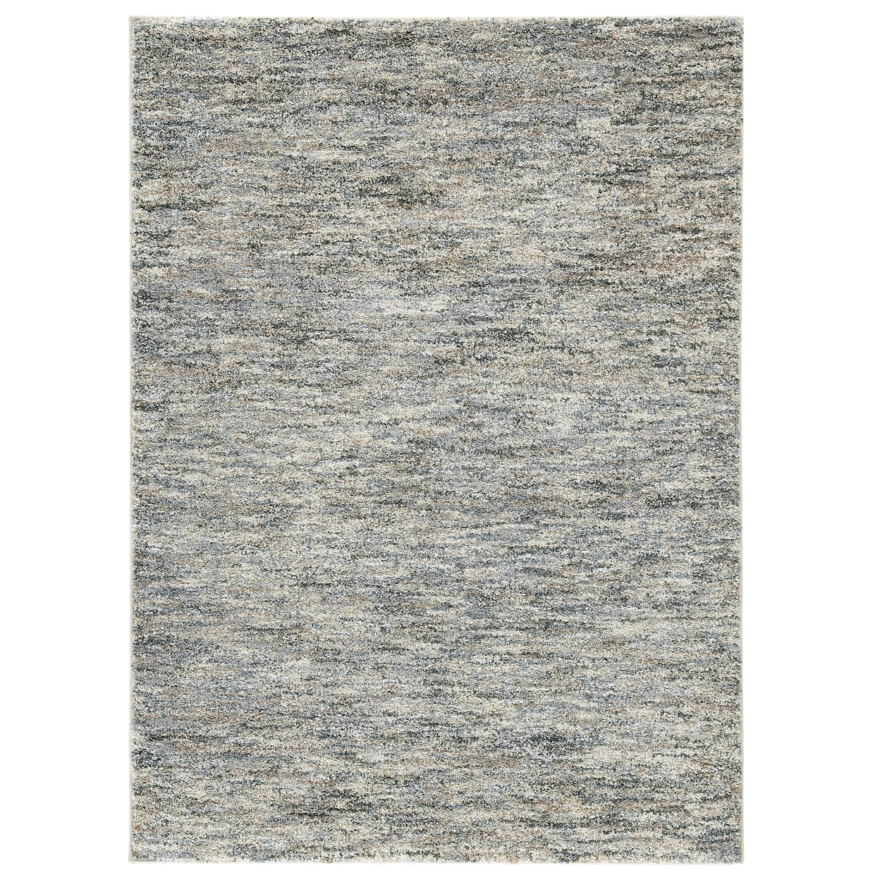 Ashley Signature Design Contemporary Area Rugs Marnin Tan/Blue/Cream Large Rug