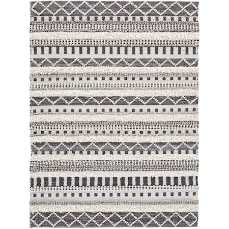 Karalee Ivory/Brown Large Rug