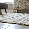 Signature Design by Ashley Contemporary Area Rugs Karalee Ivory/Brown Medium Rug