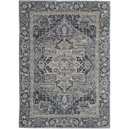 Paretta Cream/Navy/Gray Medium Rug