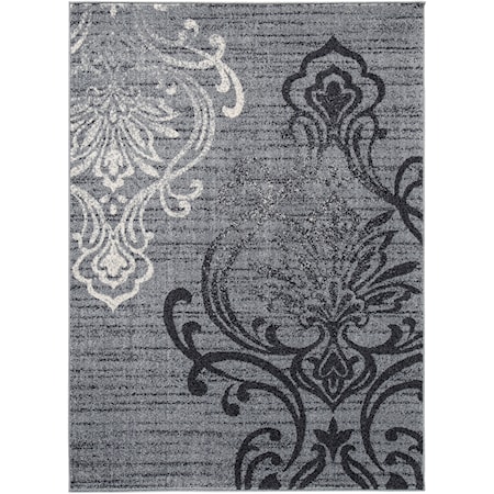 Verrill Gray/Black Medium Rug