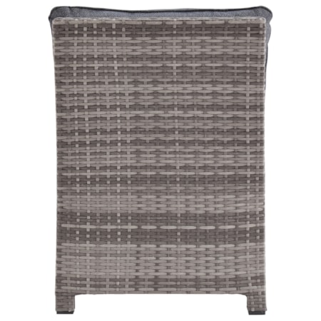 Armless Chair with Cushion