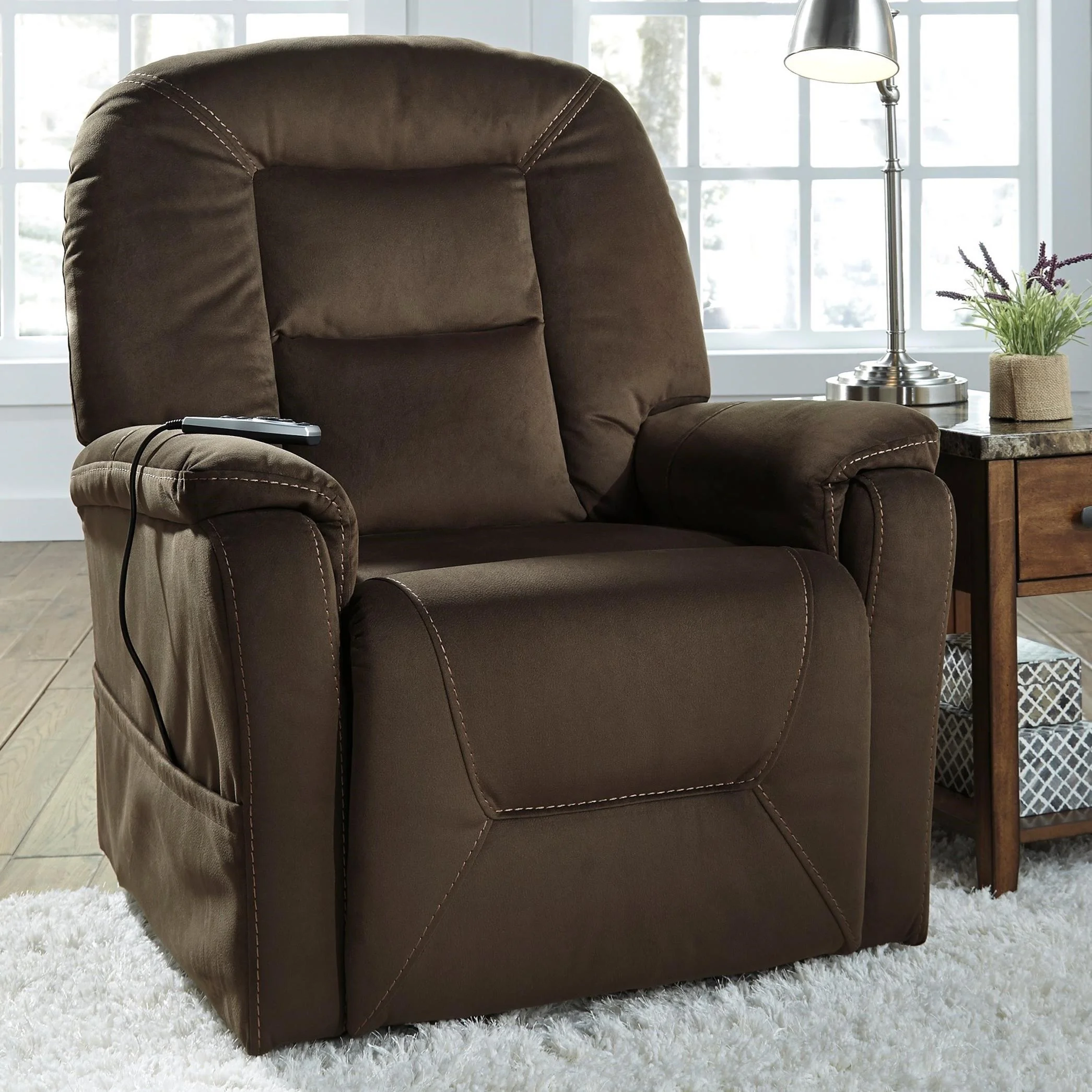Ashley Signature Design Samir 1334050 Power Lift Recliner with Massage