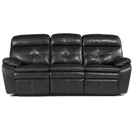 Casual Tufted Split Back Reclining Sofa