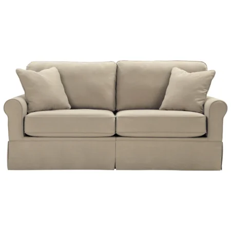 Contemporary Sofa with Skirt
