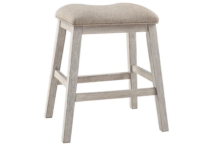 Skempton Upholstered Stool by Signature Design by Ashley at Furniture Fair - North Carolina