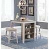 Signature Design by Ashley Furniture Skempton 3-Piece Rectangular Counter Table Set