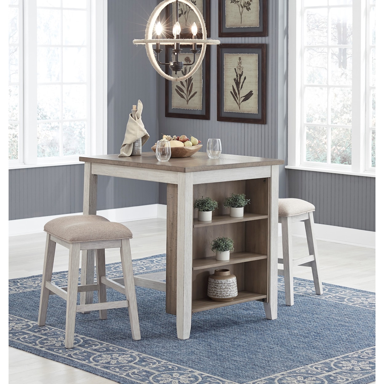 Signature Design by Ashley Skempton 3pc Dining Room Group