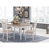Signature Design by Ashley Furniture Skempton 5-Piece Rect. Dining Room Table w/ Storage