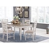 Signature Design Skempton 5-Piece Rect. Dining Room Table w/ Storage