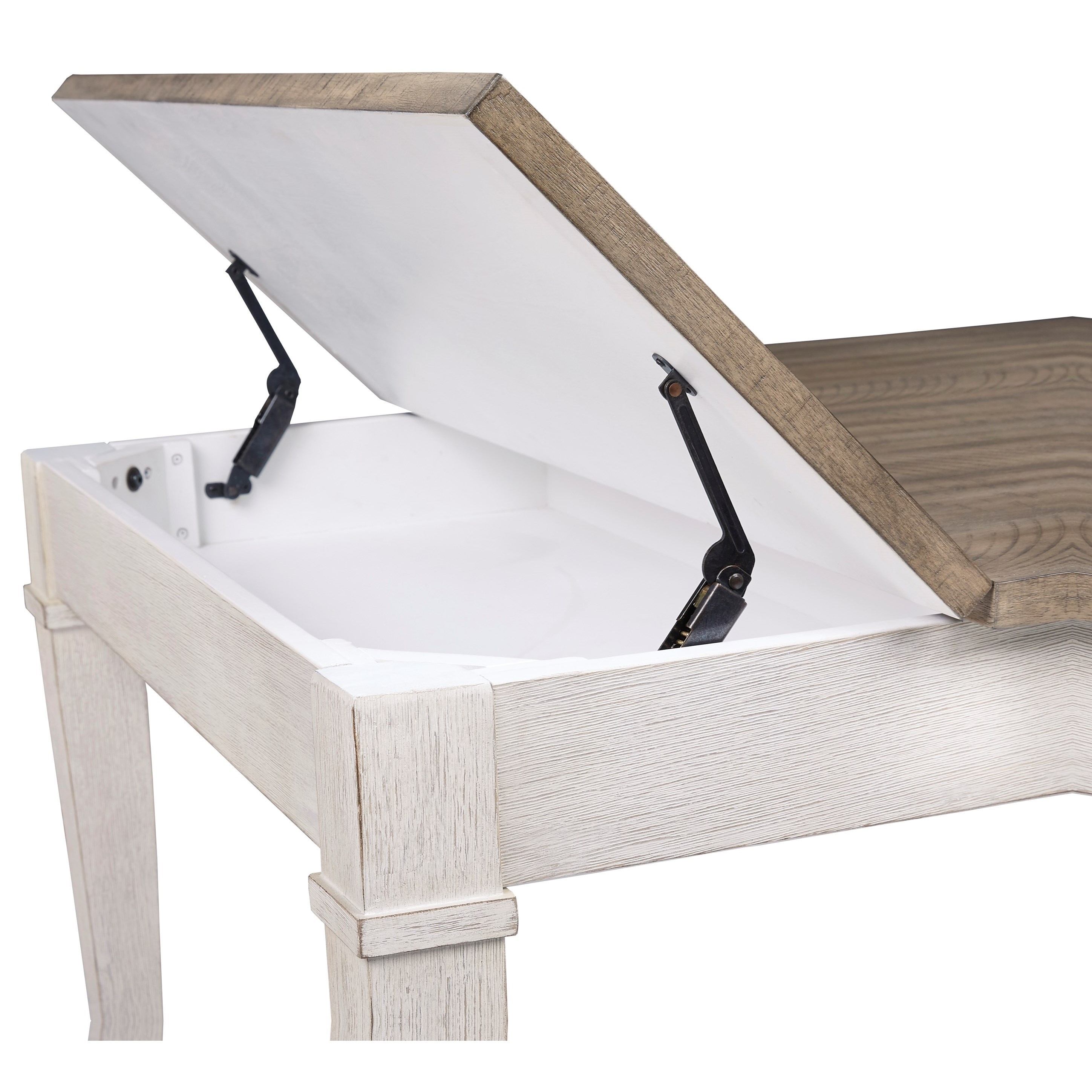 Signature Design by Ashley Skempton 7-Piece Rect. Dining Table Set w/ Storage