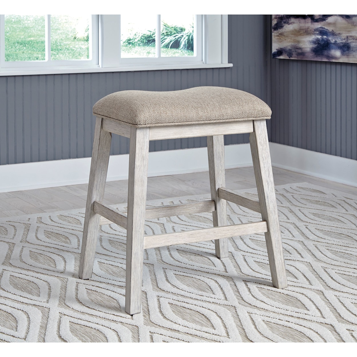 Ashley Furniture Signature Design Skempton 5-Piece Rectangular Counter Table Set