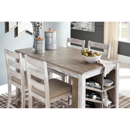 Rectangular Counter Table w/ Storage