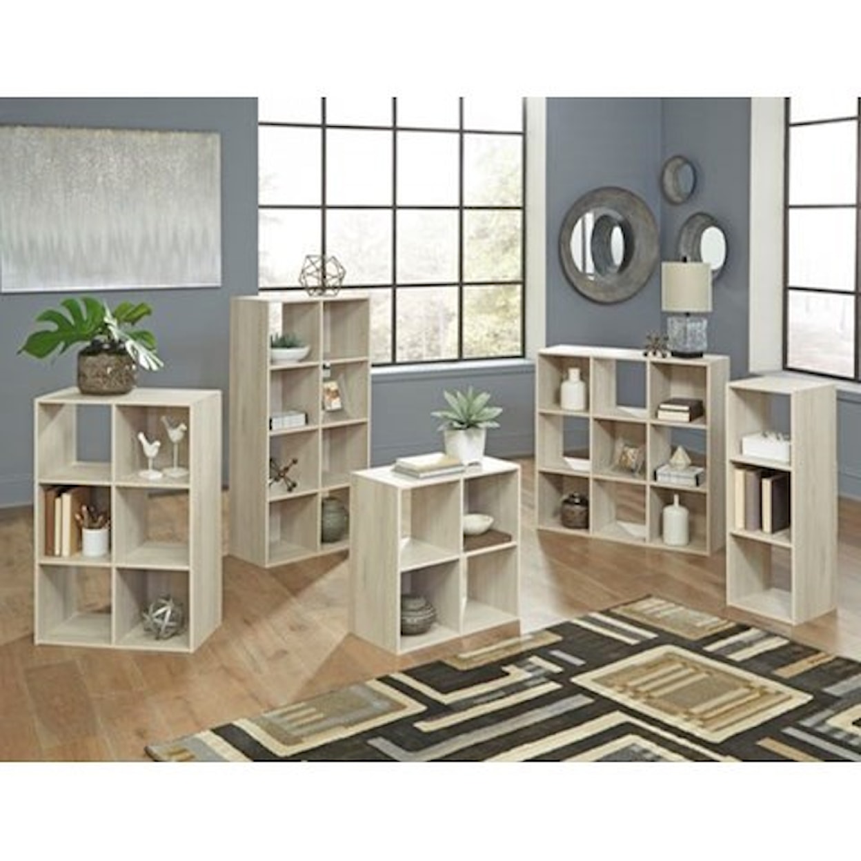 Signature Design by Ashley Furniture Socalle Six Cube Organizer