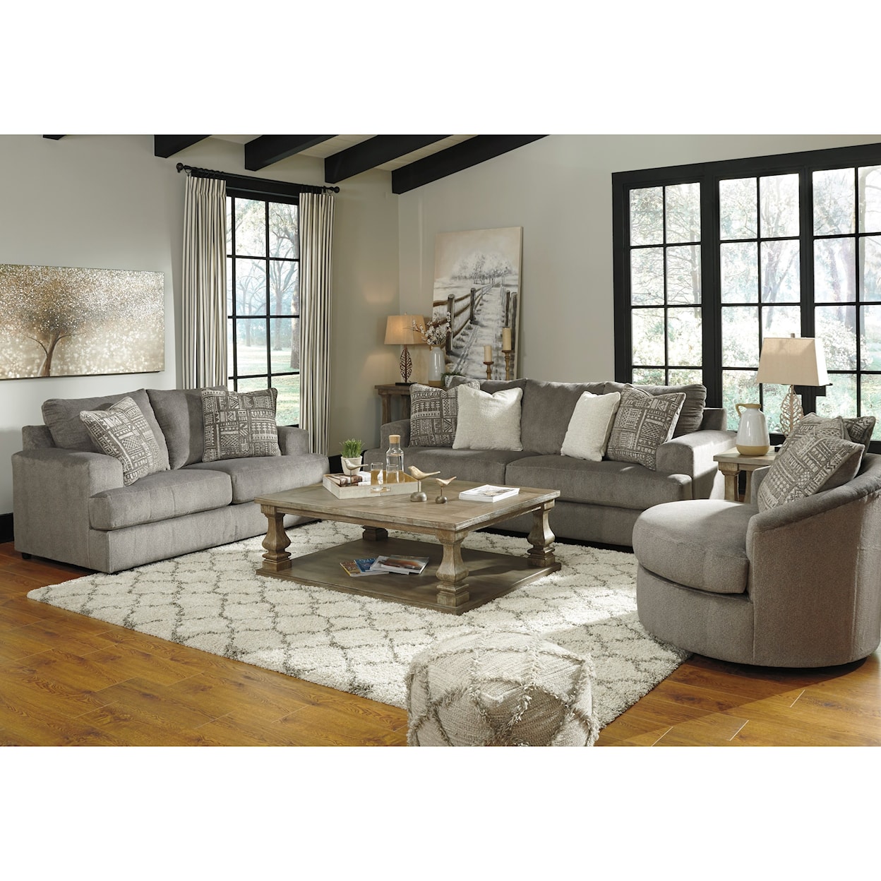Signature Design by Ashley Furniture Soletren Stationary Living Room Group