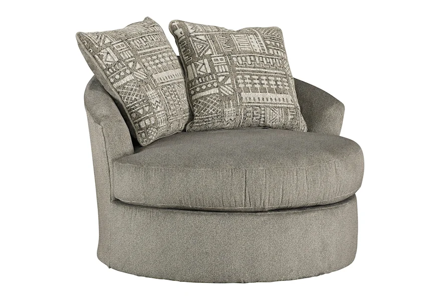 Soletren Swivel Accent Chair by Signature Design by Ashley at VanDrie Home Furnishings