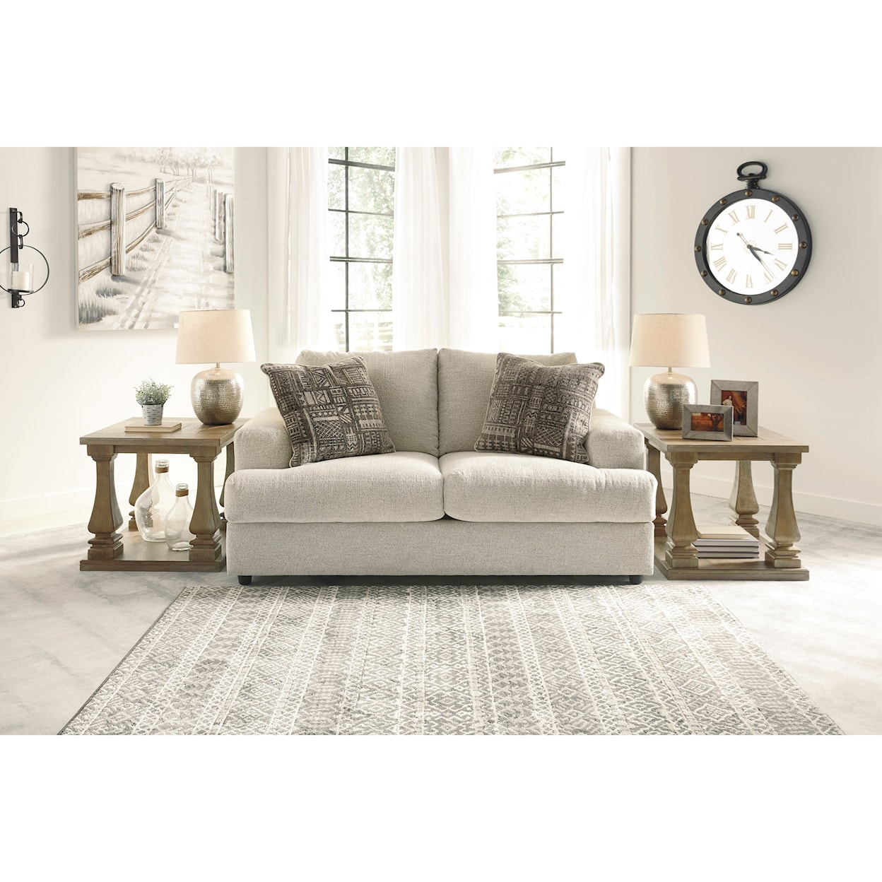 Ashley Furniture Signature Design Soletren Loveseat